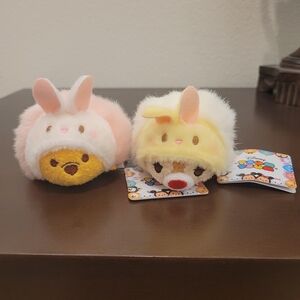 Disney Store Japan Easter 2017 Tsum Tsum pooh & Dale.